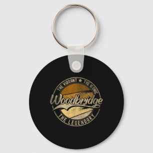 Llavero Woodbridge Nj Nueva Jersey Vintage Agotado