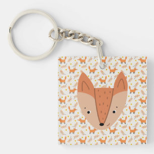 Llavero Woodland Animals Boho Design