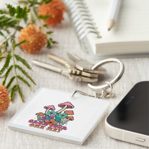 Llavero Wordart de crecimiento propio inspirador