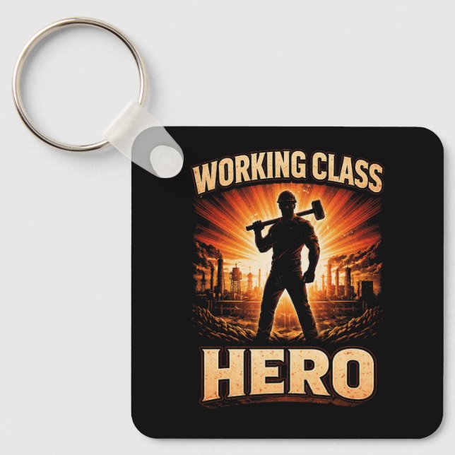 Llavero Working Class Hero (Anverso)