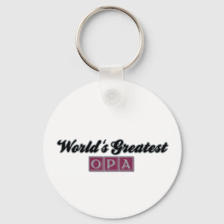 Llavero World's Greatest Opa (Borgoña)