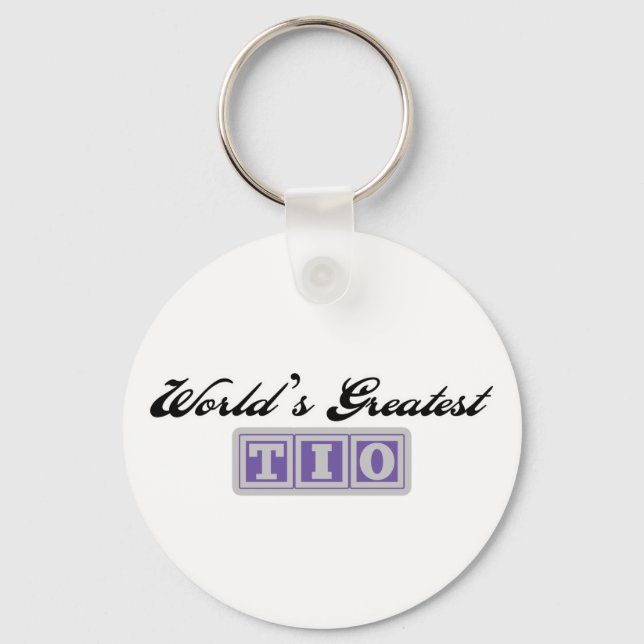 Llavero World&apos;s Greatest Tio (Anverso)