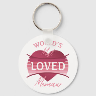 Llavero World’s Most Loved Memaw