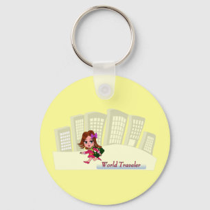 Llavero World Traveller Keychain