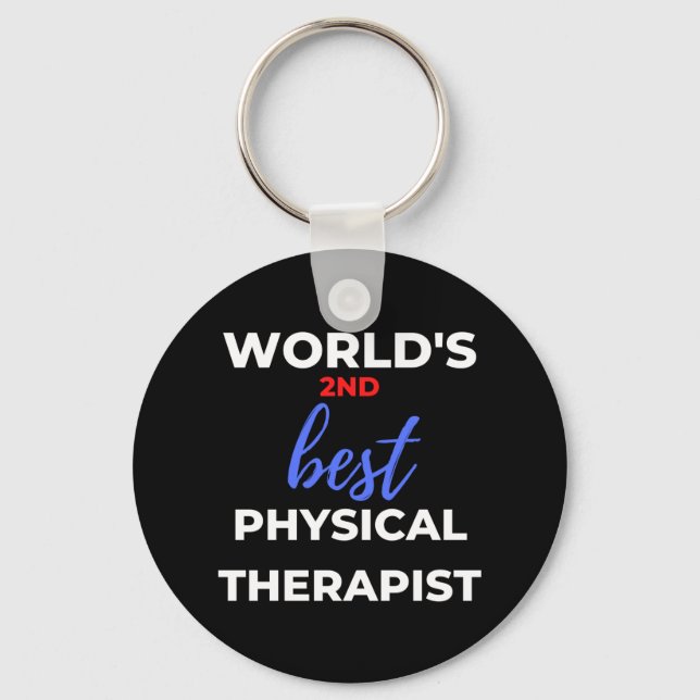 Llavero World's 2nd Best Physical Therapist (Anverso)