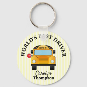 Llavero Worlds Best School Bus Driver