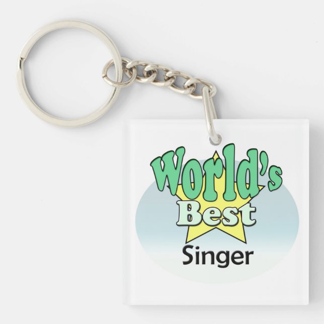 Llavero World's best Singer (Frente)