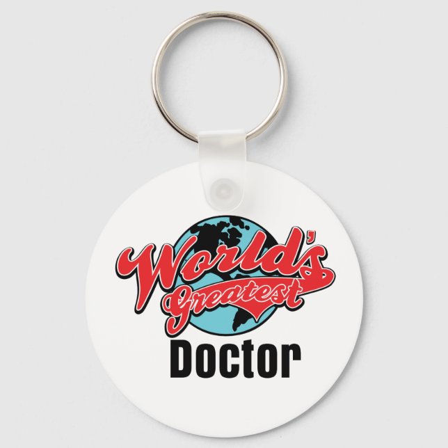 Llavero Worlds Greatest Doctor (Anverso)