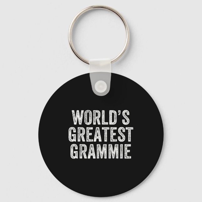 Llavero World's Greatest Grammie Funny Grandma Joke Mother (Anverso)