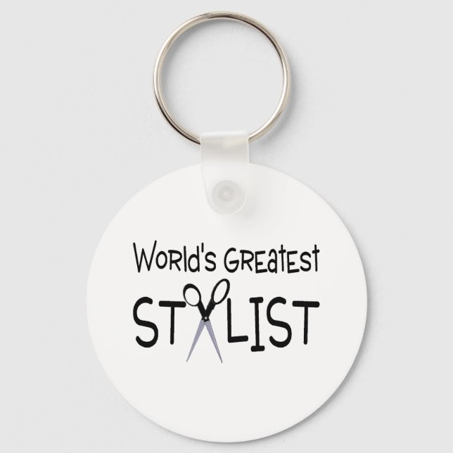 Llavero Worlds Greatest Stylist (Anverso)