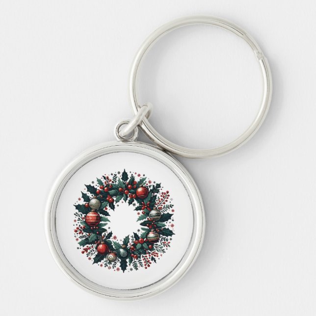 Llavero Wreath navidades (Frente)