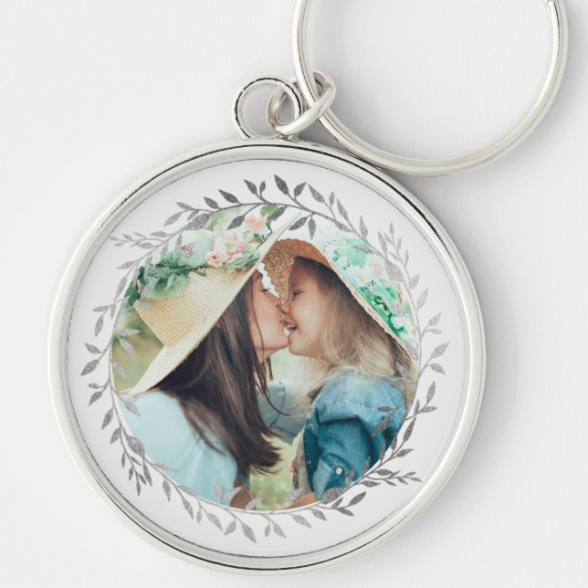 Llavero Wreath plateado (Frente)