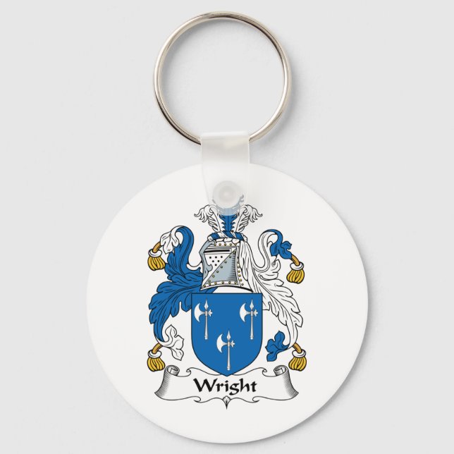 Llavero Wright Family Crest (Anverso)