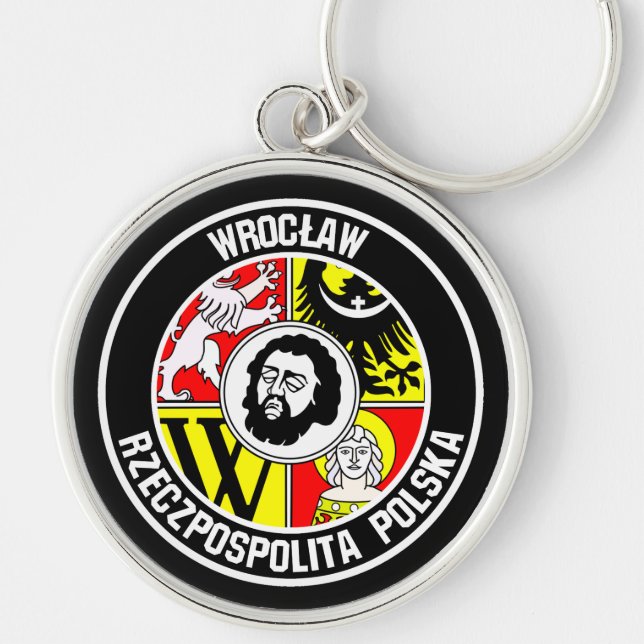 Llavero Wrocław Round Emblem (Frente)