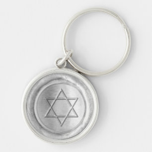 Llavero WSM - Plata - Estrella de David -