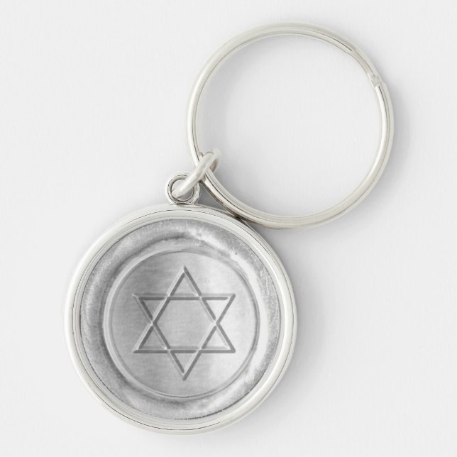 Llavero WSM - Plata - Estrella de David - (Frente)