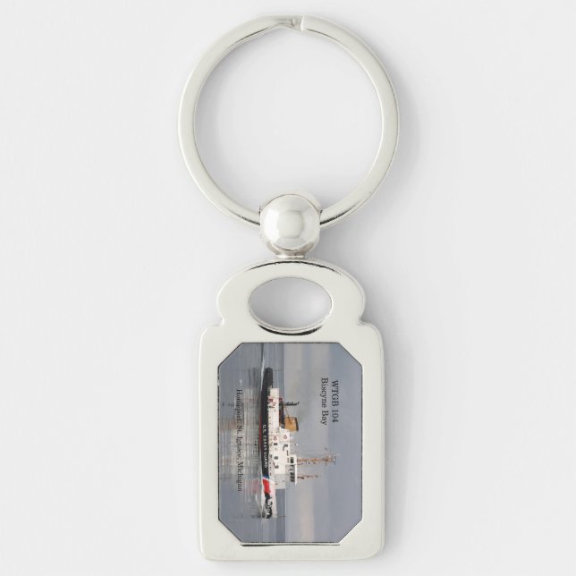 Llavero WTGB 104 Biscyne Bay cadena de claves metalizado (Anverso)