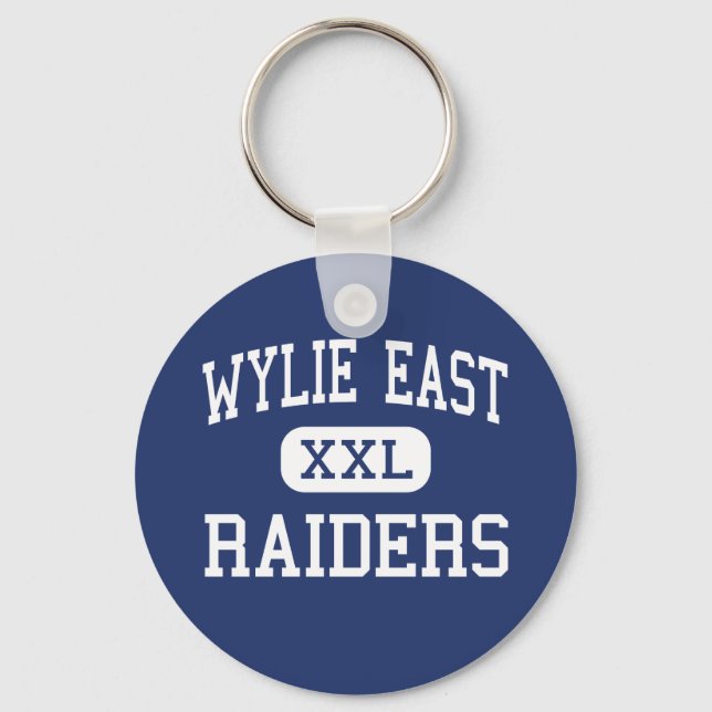 Llavero Wylie East - Raiders - Escuela Secundaria - Wylie  (Anverso)
