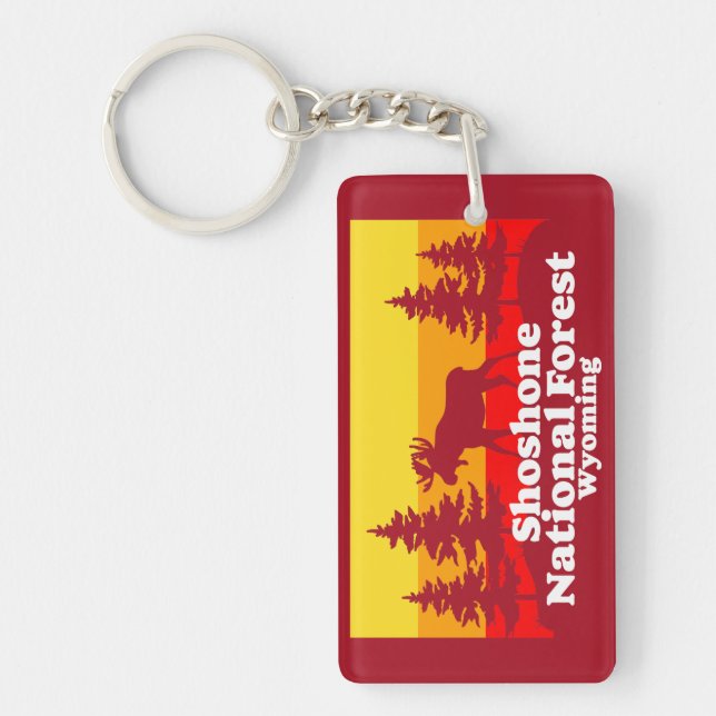 Llavero Wyoming, Bosque Nacional Shoshone (Frente)