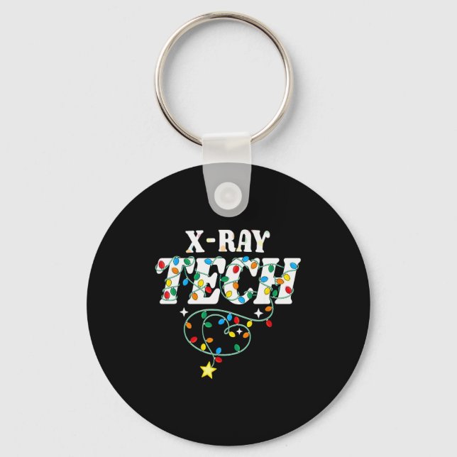 Llavero X-ray Tech Christmas Radiologic Technologist Techs (Anverso)