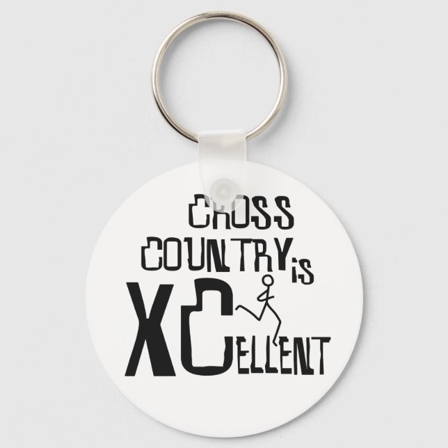 Llavero XC Cross Country © XCellent Runner Keychain (Anverso)