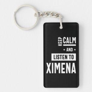 Llavero Ximena Nombre Personalizado Regalo de cumpleaños