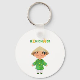 Llavero ¡XIN CHÀO! Keychain de Vietnam