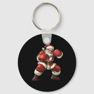 Llavero Xmas de boxeo de Santa Boxeo Mma Muay Cristo