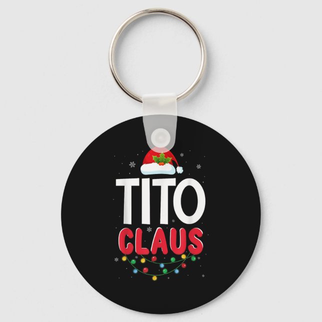 Llavero Xmas Light Tito Santa Claus Christmas Matching Cos (Anverso)
