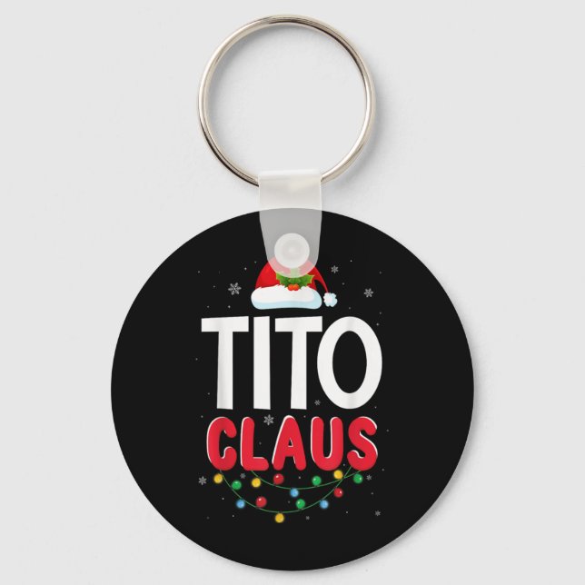 Llavero Xmas Light Tito Santa Claus Christmas Matching Cos (Anverso)