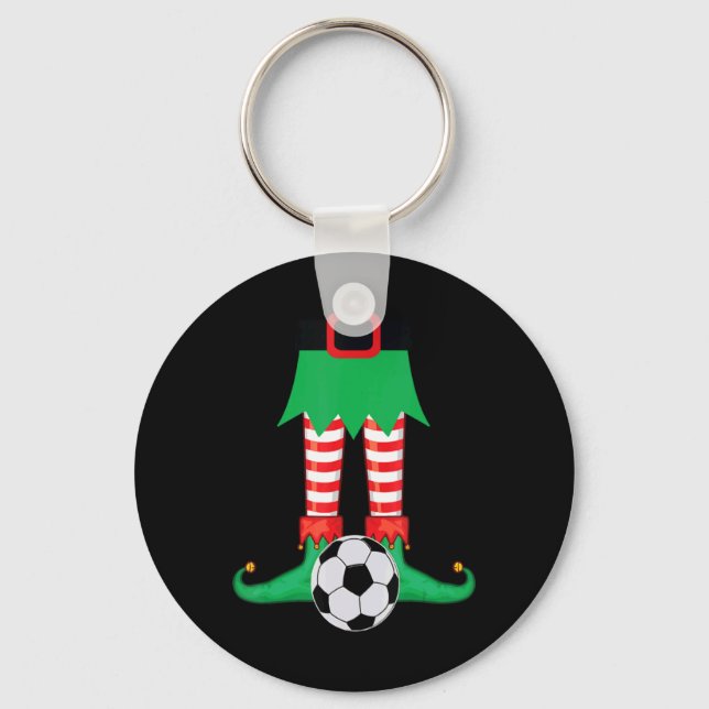 Llavero Xmas Matching Soccer Elf Pajama Christmas Team S  (Anverso)