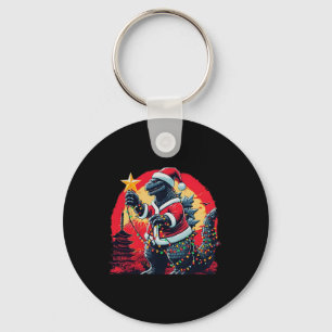 Llavero Xmas Navidad Santazilla Monstruo Divertido Fiesta