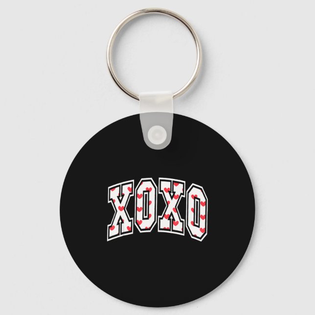 Llavero Xoxo Valentine Heart Retro Valentine For Men Women (Anverso)