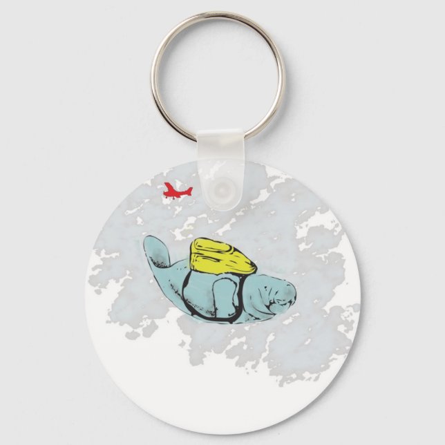 Llavero Xtreme Manatee Skydiving (Anverso)