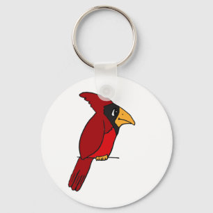 Llavero XX cardenal rojo enrrollado