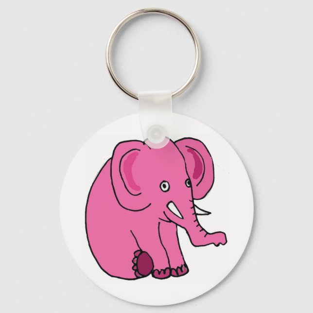 Llavero XX-Funny Elefante Rosa (Anverso)