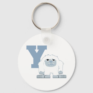 Llavero Y es para Yeti Cute Personalizado Yeti Monster