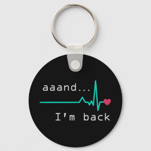 Llavero Y estoy de vuelta, auto de negocios para sobrevivi