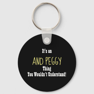 Llavero Y Peggy Keychain