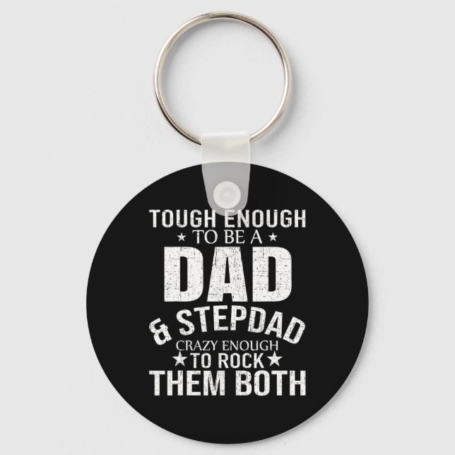Llavero Y Stepdad Padres Day Stepdad Step Dad (Anverso)