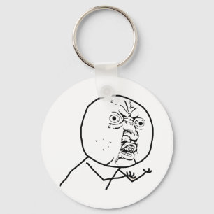 Llavero Y U NO (original) - Keychain