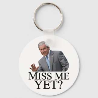 Llavero ¿Ya Me Extrañas? Humor anti-obama de Bush George B