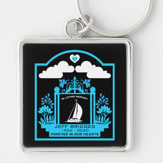 Llavero Yachtman | Monumento al funeral de Yachtswoman (Frente)