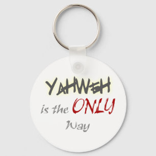 Llavero YahWeh la única manera religiosa