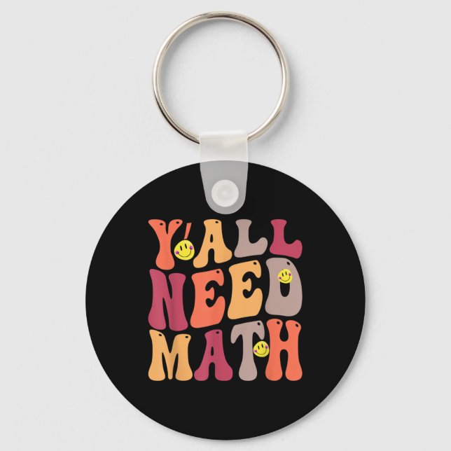 Llavero Yall Necesita Feliz Matemática (Anverso)