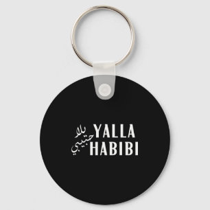 Llavero Yalla Habibi Árabe Musulmán Luna de Miel Día de Sa