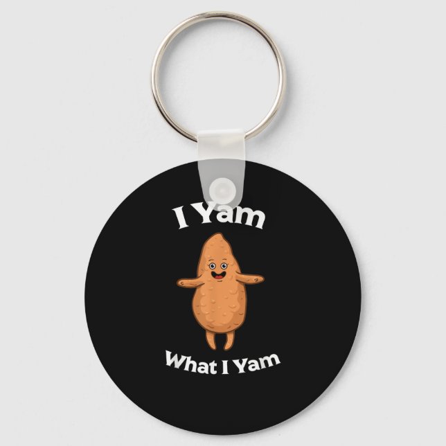 Llavero Yam What I Yam - Dancing Sweet Potato Thanksgivi (Anverso)