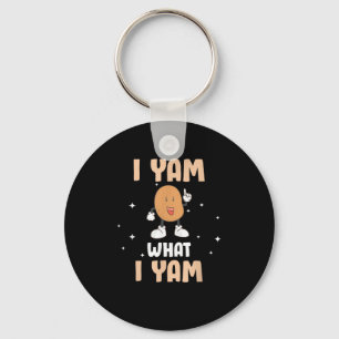Llavero Yam What I Yam Funny Potato Pun Thankending