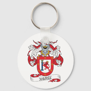 Llavero Yanez Family Crest