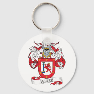Llavero Yanez Family Crest